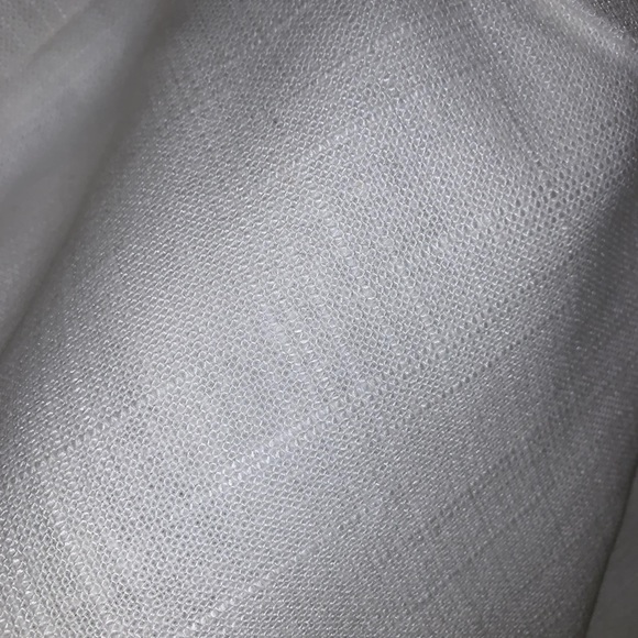 Size 6 Cynthia Rowley Scalloped White Linen Dress Shorts - Picture 5 of 5